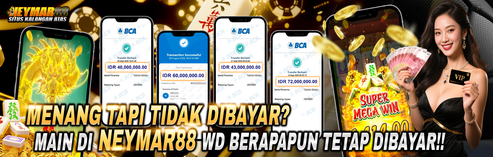 WEDE BERAPAPUN PASTI DIBAYAR !!