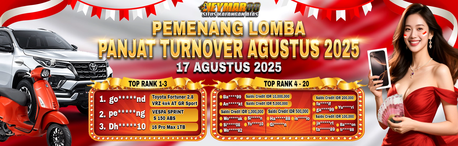 LOMBA PANJAT TURNOVER
