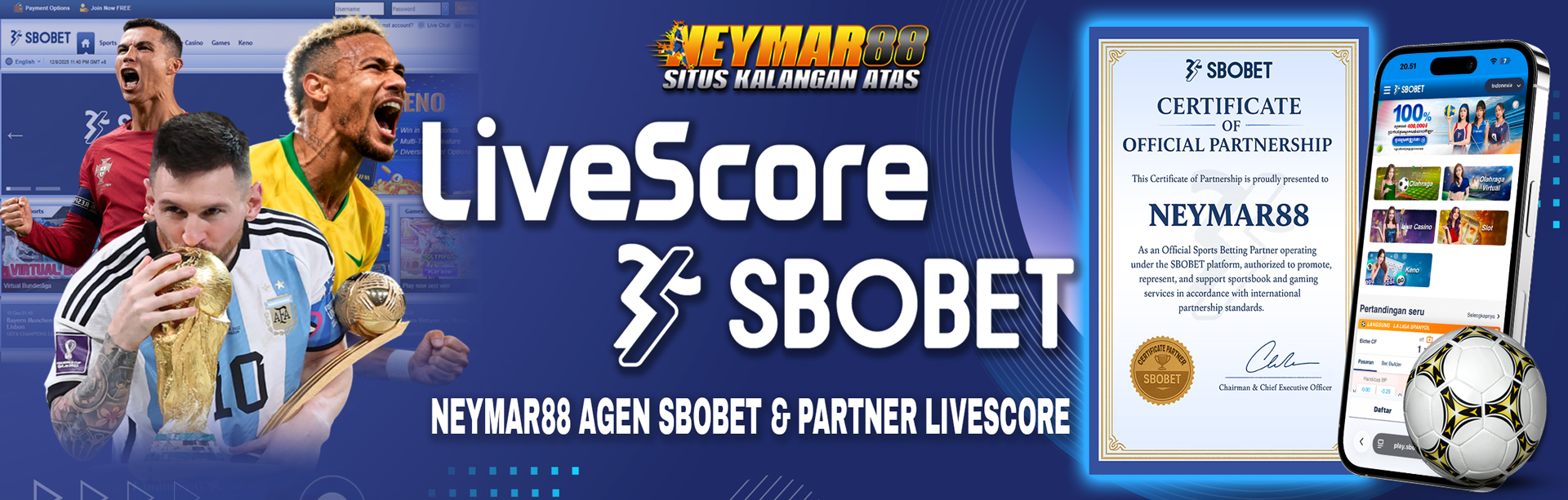 SBO PARTNETSHIP NEYMAR88