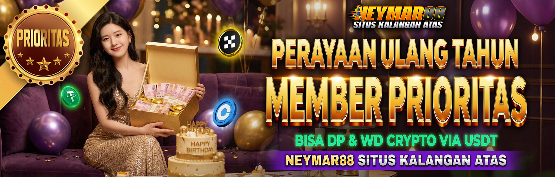 PERAYAAN ULANG TAHUN MEMBER PRIORITAS