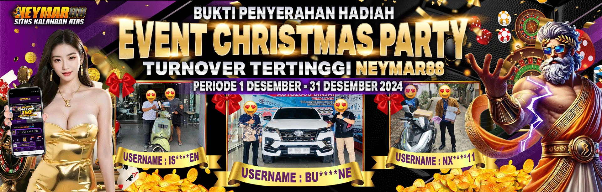 BUKTI PENYERAHAN HADIAH NATARU